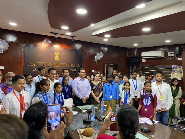 PSY Meritorious honor Bilaspur Collectorate